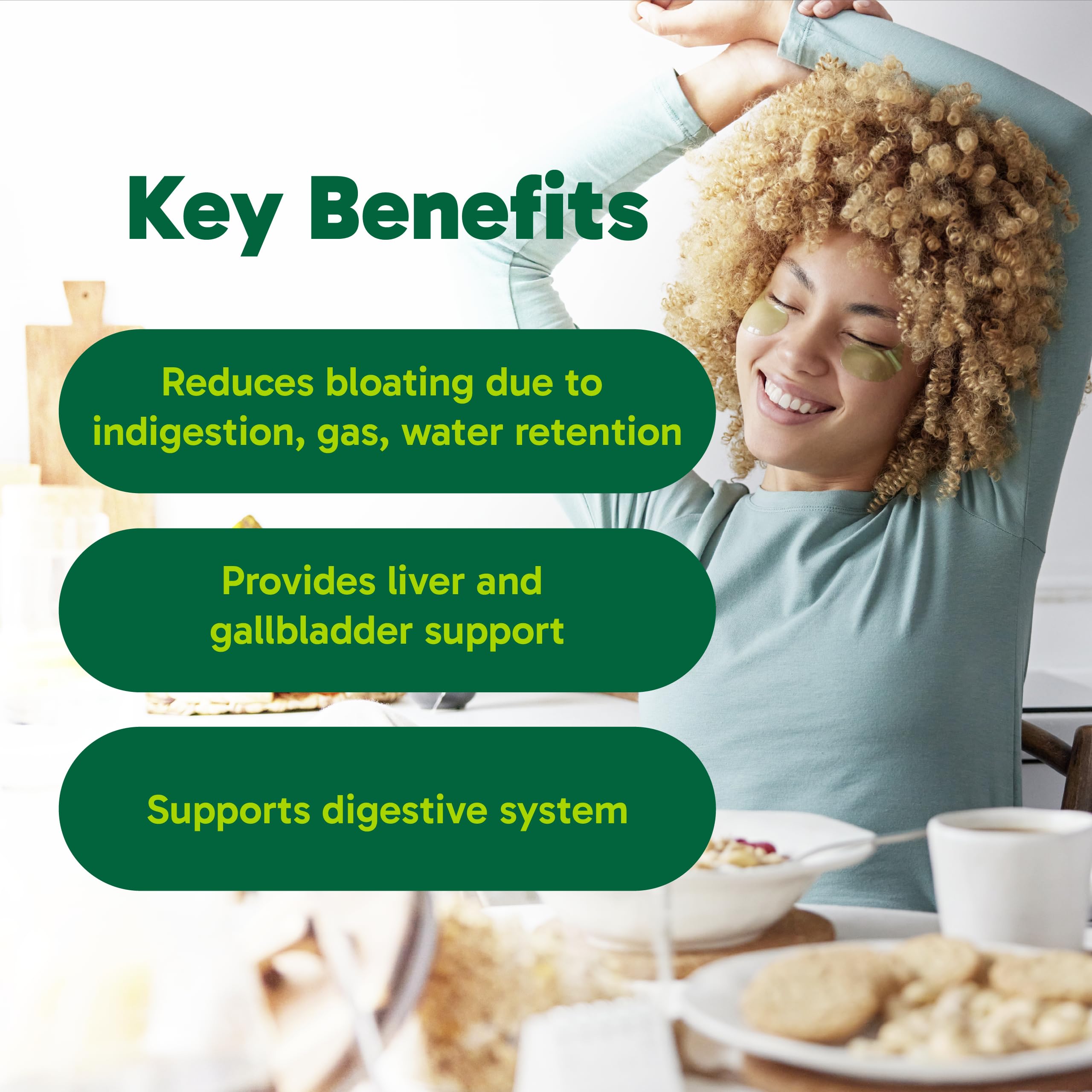 Organika Canadian-Made Bloat Relief- Helps Relieve Bloating and Flatulence- Herbal Blend of Sweet Fennel, Turmeric, and Milk Thistle- Digestive Support- 120vcaps 🍁 All In One Marketplace Canada