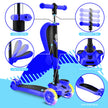 Hurtle - 3 Wheel Foldable Kick Scooter for Kids & Toddlers (Blue CA) 🍁 All In One Marketplace Canada