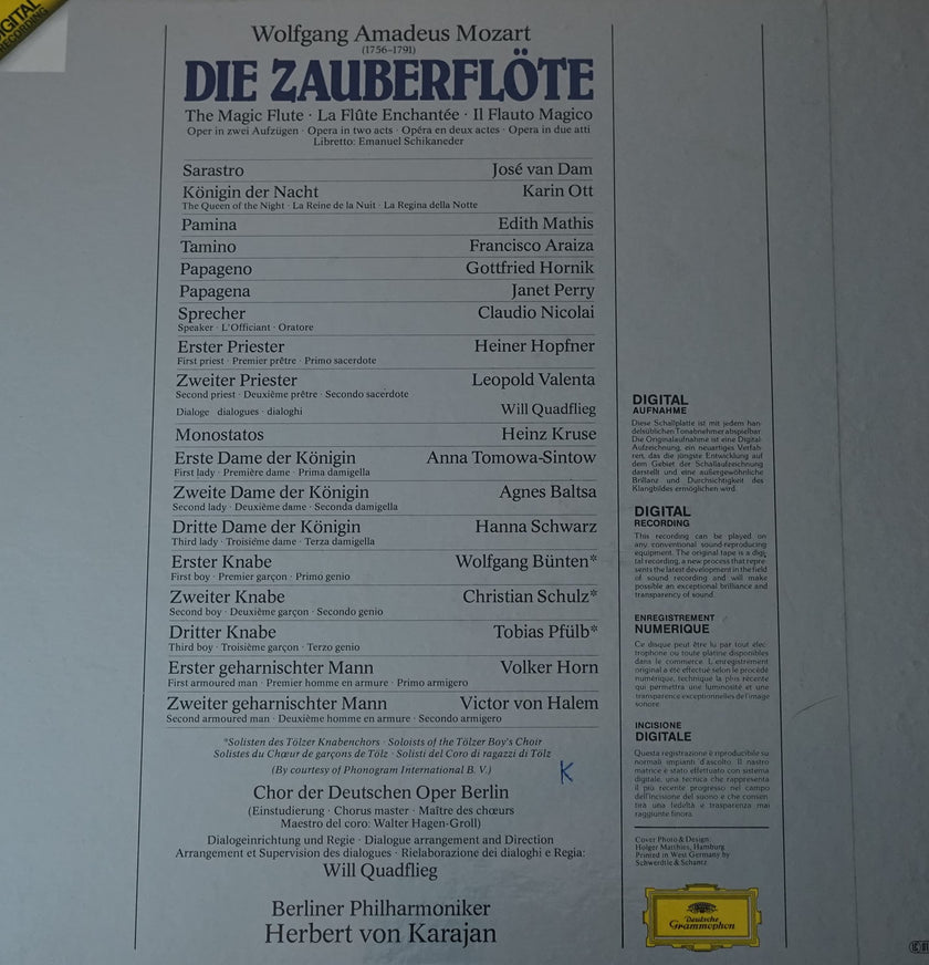Mozart: Die Zauberflote: The Magic Flute