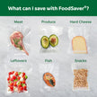 FoodSaver PowerVac Compact Vacuum Sealer Machine w/ Vertical Storage | 5 Airtight Vacuum Seal Bags & 1 Roll | VS0150 | Stainless Steel / Black 🍁 All In One Marketplace Canada