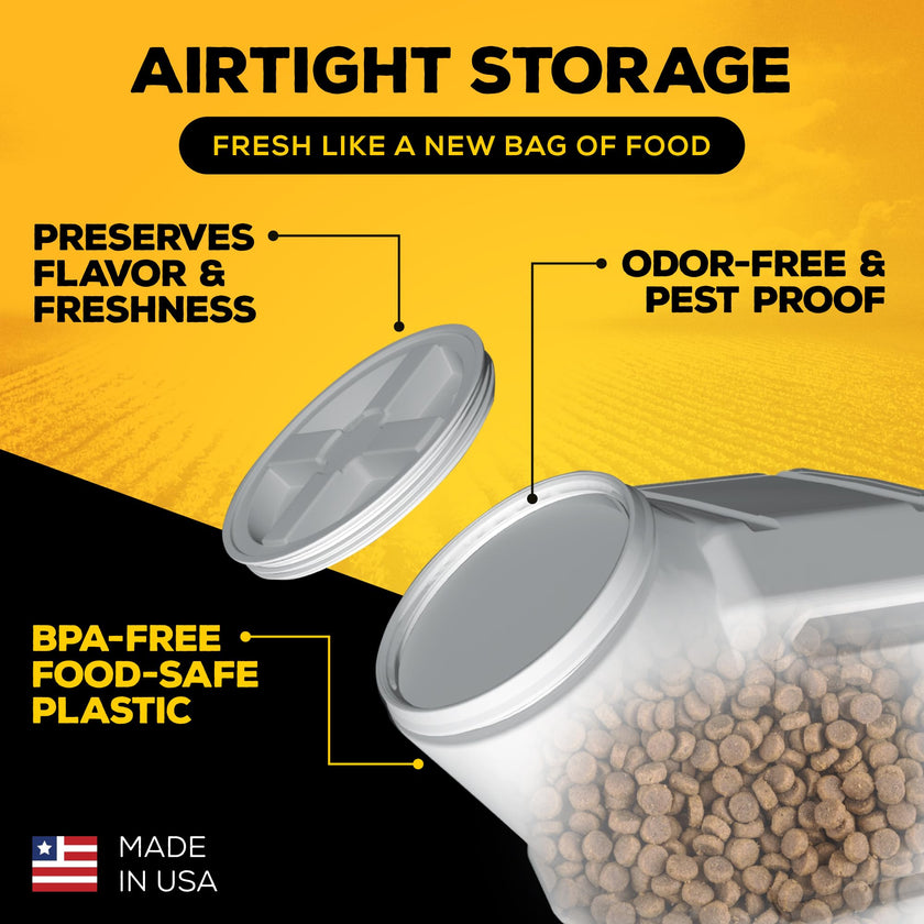 Gamma2 Vittles Vault Dog Food Storage Container (Durable, Food Safe, BPA Free Storage, Made in the USA with Recycled Materials)Holds up to 35 pounds 🍁 All In One Marketplace Canada