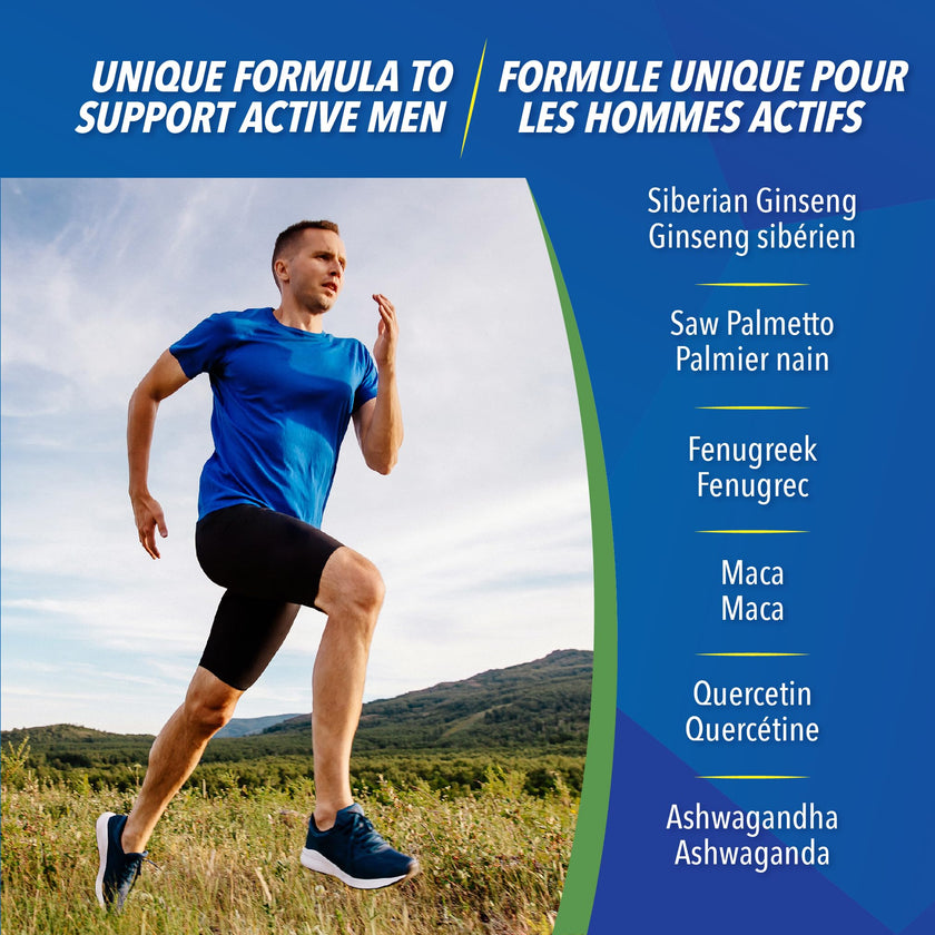 Progressive Advanced Daily Multivitamin for Active Men, with Quercetin, Maca, Ashwagandha, and Siberian Ginseng. Supports Immune Health, Muscle Function, and Energy, 100% Complete, Canadian-Made 120 Count 🍁 All In One Marketplace Canada