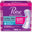 Poise Ultra Thin Incontinence Pads & Postpartum Incontinence Pads, 4 Drop Moderate Absorbency, Regular Length, 144 Count (3 Packs of 48) 🍁 All In One Marketplace Canada