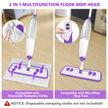 Spray Mops for Hardwood Floor Cleaning, Microfiber Flat Floor Mop with Washable Reusable Pads, Dust Wood Laminate Tile Wet Dry Mopping Head Fit for Disposable Dry Wet Sweeping Refills Cloths 🍁 All In One Marketplace Canada