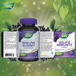 Nature's Way Sambucus Immune Cold and Flu Care Elderberry Gummies with Vitamin C and Zinc - Immune Support for Kids 4+, 60 Gummies 🍁 All In One Marketplace Canada