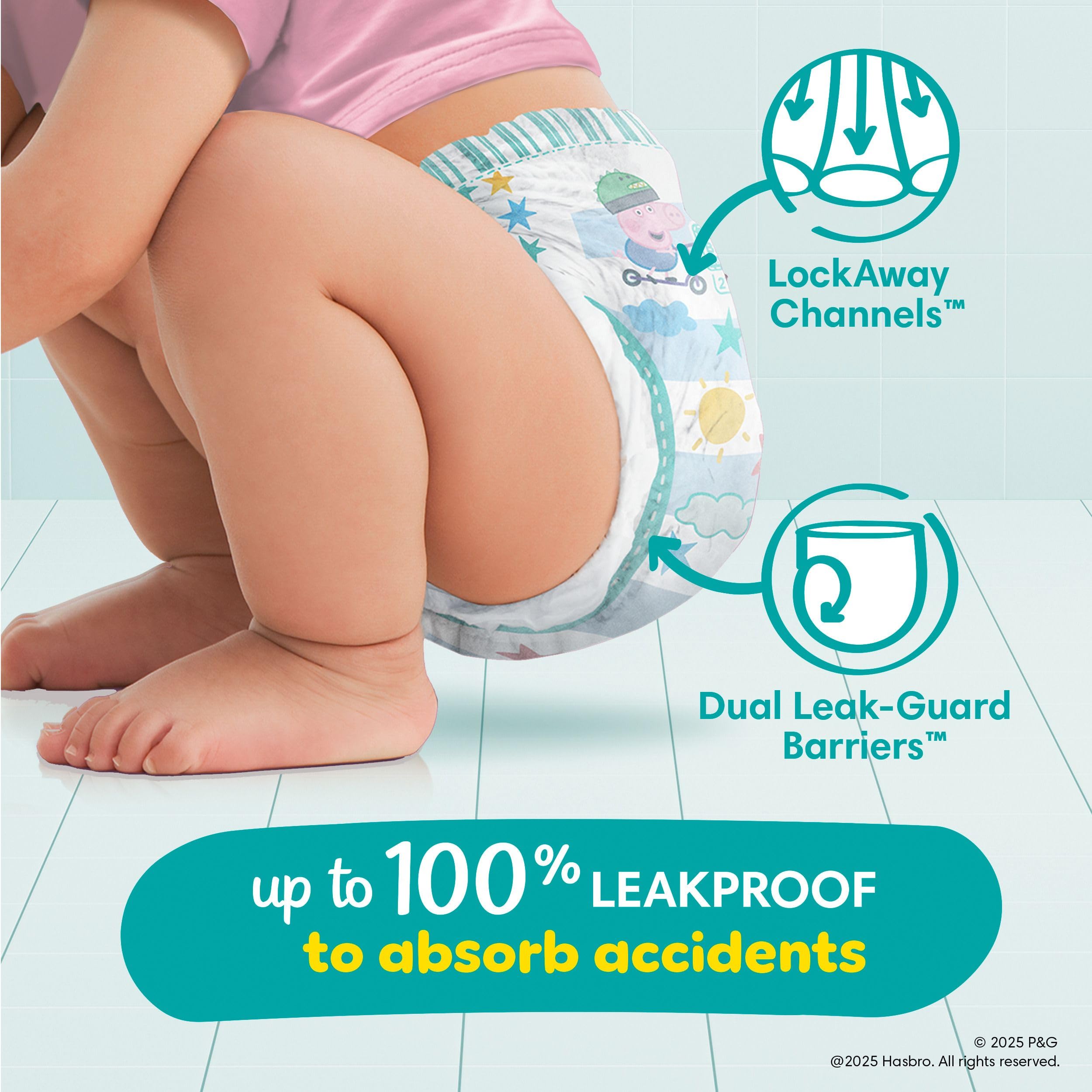 Pampers Easy Ups Training Underwear Peppa Pig Size 4 2T-3T, 1 Pack (Count of 112) 🍁 All In One Marketplace Canada