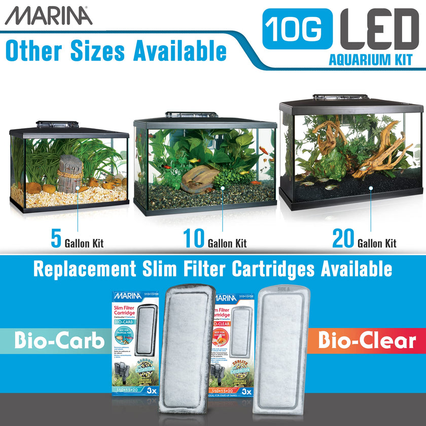 Marina LED Aquarium Kit, 10 Gallon, (15256A1) 🍁 All In One Marketplace Canada