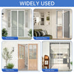 White Magnetic Screen Door Fits Door Size 32x80in Screen Size 34x82in Heavy Duty Mesh Full Frame With Magic Tape 🍁 All In One Marketplace Canada