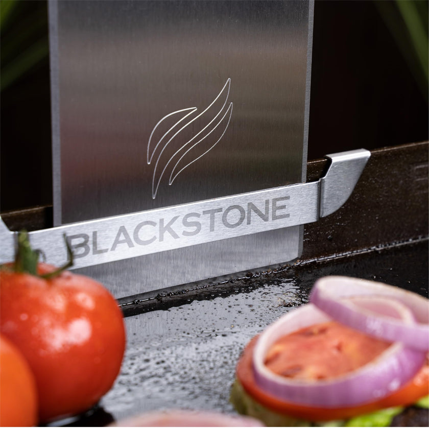 Blackstone 5188 Rear Grease Gate, 3 Magentic Hooks and Tool Holder Combo, Flat Top Griddle Accessories, Stainless Steel Barbeque Cooking Utensil Holder and Grease Guard 🍁 All In One Marketplace Canada