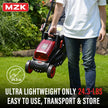 MZK 40V(2 x 20V) 13” Cordless Electric Lawn Mower, Electric Mower with 4-Position Height Adjustment, Compact and Lightweight Push Battery Powered Lawn Mower (LM13CA08) 🍁 All In One Marketplace Canada