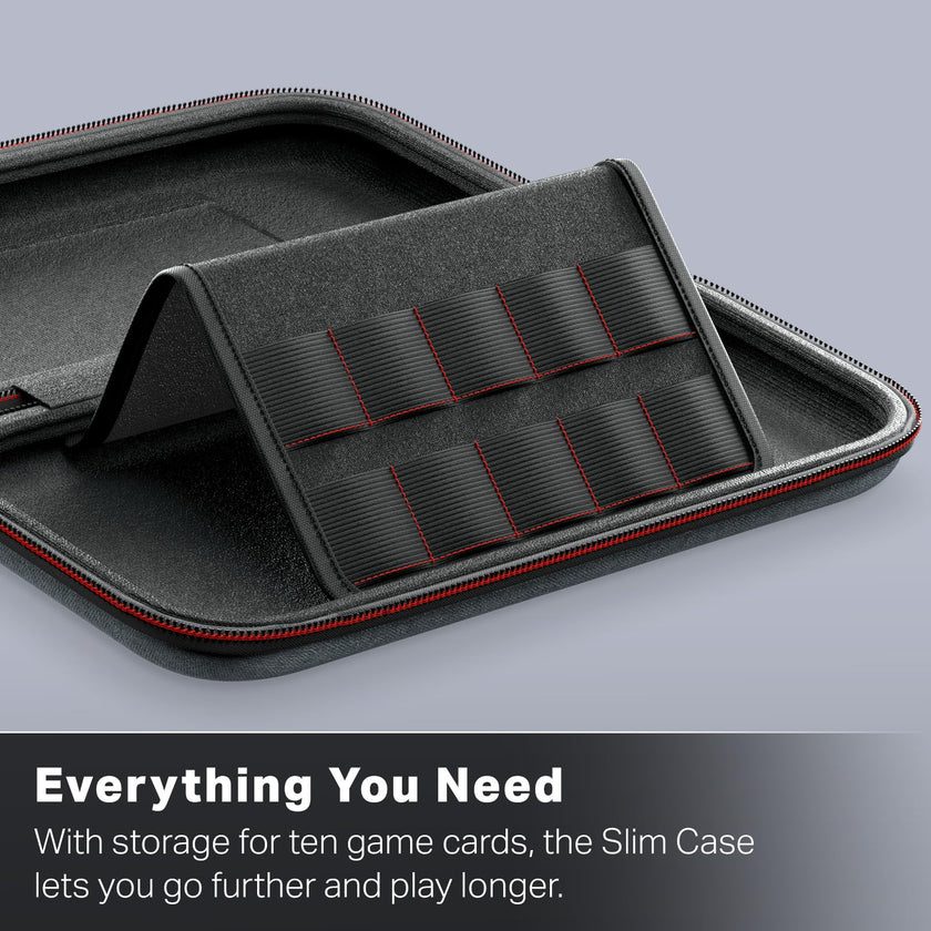 PowerA Slim Case for Nintendo Switch 2 - Dark Heather Grey, Officially Licensed, Protective Case, Holds 10 Game Cards, Padded Screen Protector, Built-in Play Stand 🍁 All In One Marketplace Canada