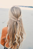 Tortoise shell chunky clips