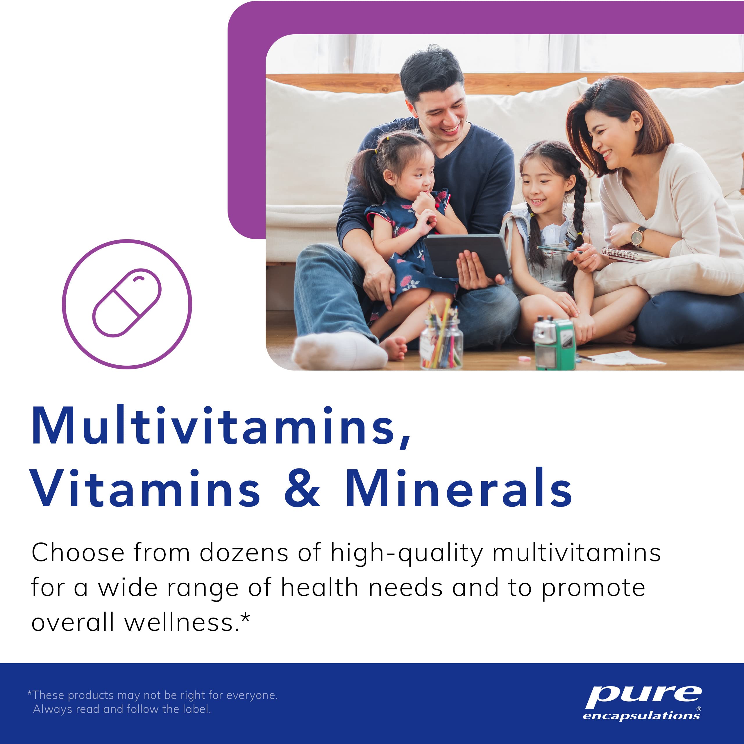 Pure Encapsulations B-Complex Plus - B Vitamins Supplement to Support Neurological Health, Cardiovascular Health & Energy Levels* - With Vitamin B12 & More - 120 Capsules 🍁 All In One Marketplace Canada