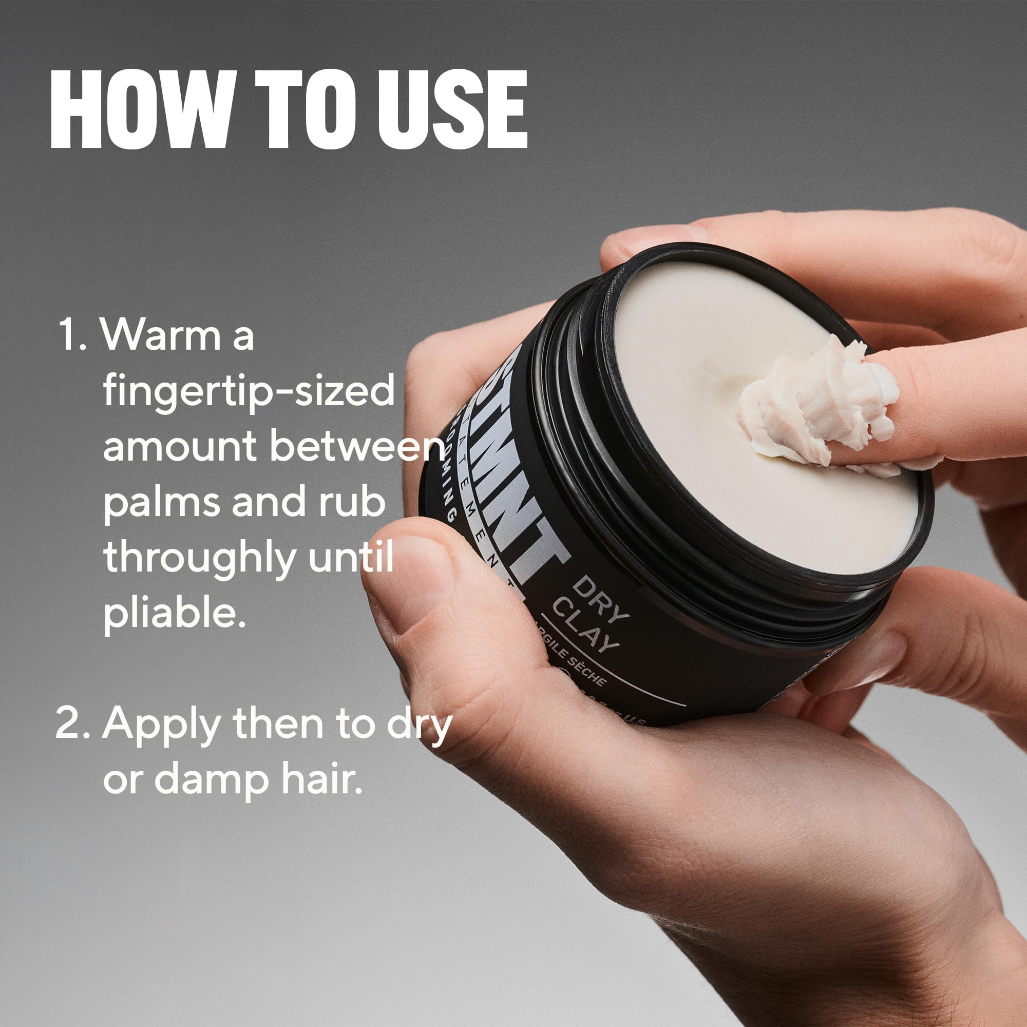 STMNT Statement Grooming Goods Dry Clay, Extra Matte Finish, Super Strong Control, Easy to Wash Out, 100 ml 🍁 All In One Marketplace Canada