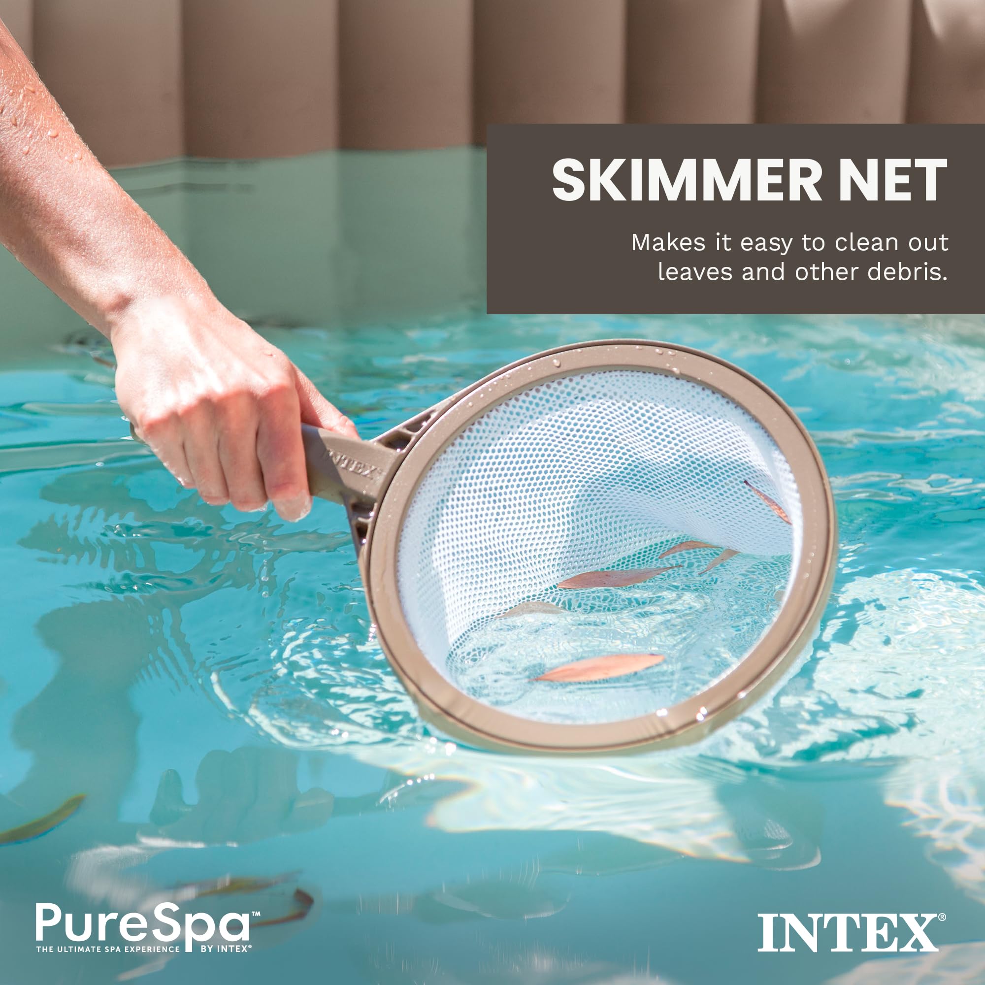 Intex PureSpa Hot Tub and Spa Maintenance Accessory Kit with Curved Brush, Mesh Net Skimmer, and Scrubber for Inflatable PureSpa Home Hot Tubs 🍁 All In One Marketplace Canada