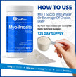 CanPrev Myo-Inositol Powder 500g, 125 Servings, PCOS Supplement for Women, Supports Glucose Metabolism, Ovulatory Function, Cellular Health and Wellness 🍁 All In One Marketplace Canada