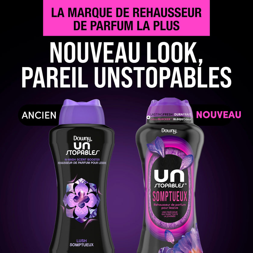 Downy Unstopables In Wash Scent Booster, Lush Scent, Laundry Beads for Odour Protection, Downy Scent Booster, Laundry Scent Boosters, 853 g 🍁 All In One Marketplace Canada