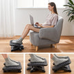 HUANUO Adjustable Footrest Under Desk - Ergonomic Foot Rest with 3 Height Position - 30 Degree Tilt Angle Adjustment for Home, Office, Non-Skid Massage Surface Texture Improves Comfort 🍁 All In One Marketplace Canada