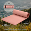Retrospec Solana Yoga Mat 1/2 inches Thick w/Nylon Strap for Men & Women - Non Slip Excercise Mat for Yoga, Pilates, Stretching, Floor & Fitness Workouts, Rose 🍁 All In One Marketplace Canada