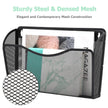 EASEPRES 3 Pack Mesh Wall Mounted File Holder Organizer Metal Hanging Vertical Paper Mails Rack Storage Wire Single Document Filling Holder Pocket for Office and Home, Black 🍁 All In One Marketplace Canada