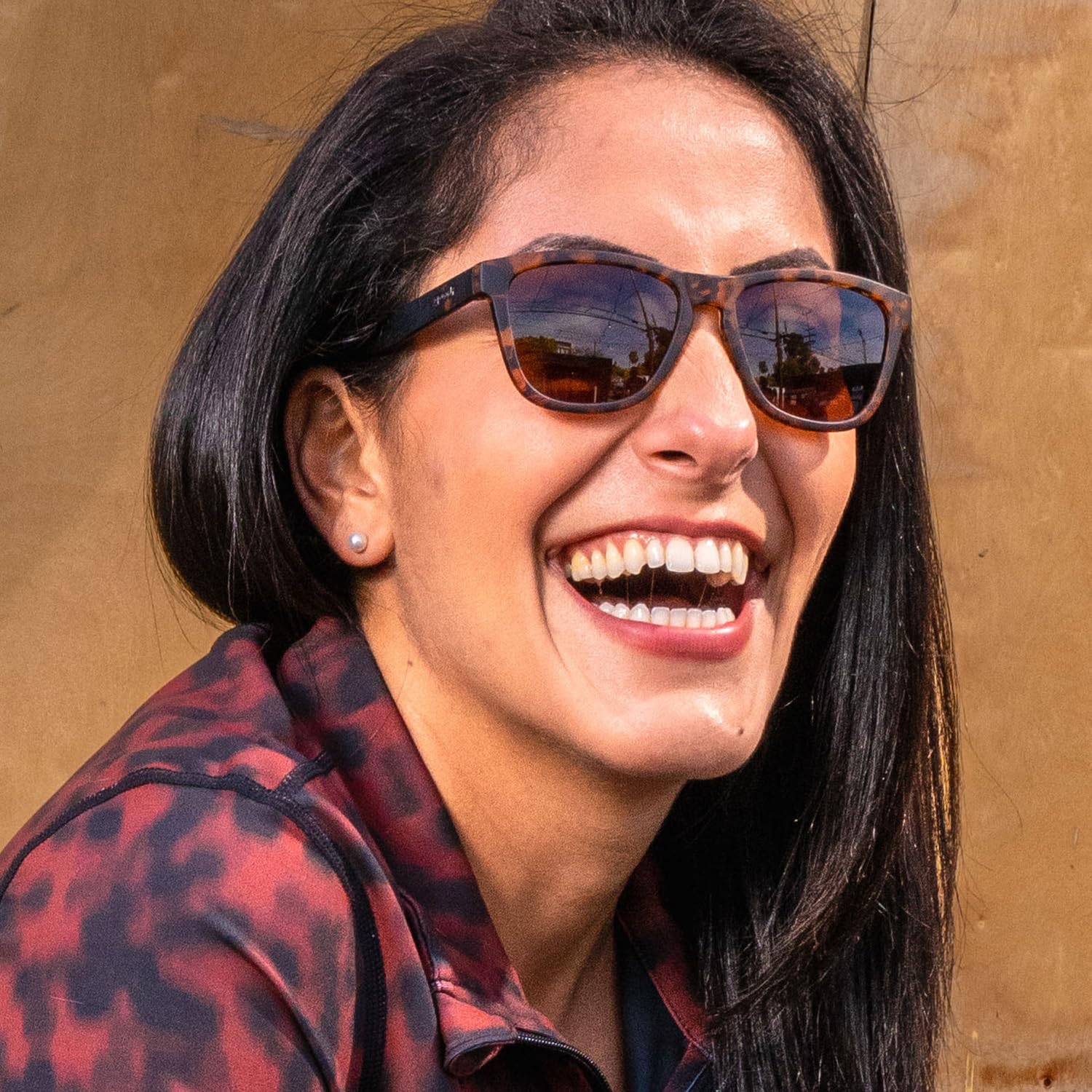 goodr Bosley's Basset Hound Dreams Polarized Sunglasses, Medium Sized (OG), Brown Translucent Frames with Brown Non-Reflective Glare Reducing Lenses, UV400 Protection, No Slip, No Bounce 🍁 All In One Marketplace Canada