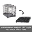 MidWest Homes for Pets 30-Inch New World Crate for Medium Breeds, 21-40 lbs, Single Door Folding Dog Crate, Leak-Proof Tray & Secure Latch, Portable, Durable & Easy to Assemble 🍁 All In One Marketplace Canada