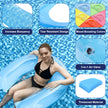 4 Pack Pool Floaties for Adults, Upgraded 52“X38 Adult Size Inflatable Pool Float Chair Floating Pool Chair Floaties for Adults Beaches, Lakes, Rivers, Parties 🍁 All In One Marketplace Canada