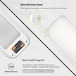 EKO Automatic Bathroom Trash Can with Lid, 2.6 Gallon Slim Touchless Garbage Can, Waterproof Motion Sensor Trash Bin for Bathroom, Office, Kitchen, White 🍁 All In One Marketplace Canada