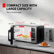 TOSHIBA ML-EM25P(SS)/CA Microwave Oven with Sound On/Off ECO Mode and LED Lighting, 0.9 Cu Ft/900W, Stainless Steel 🍁 All In One Marketplace Canada