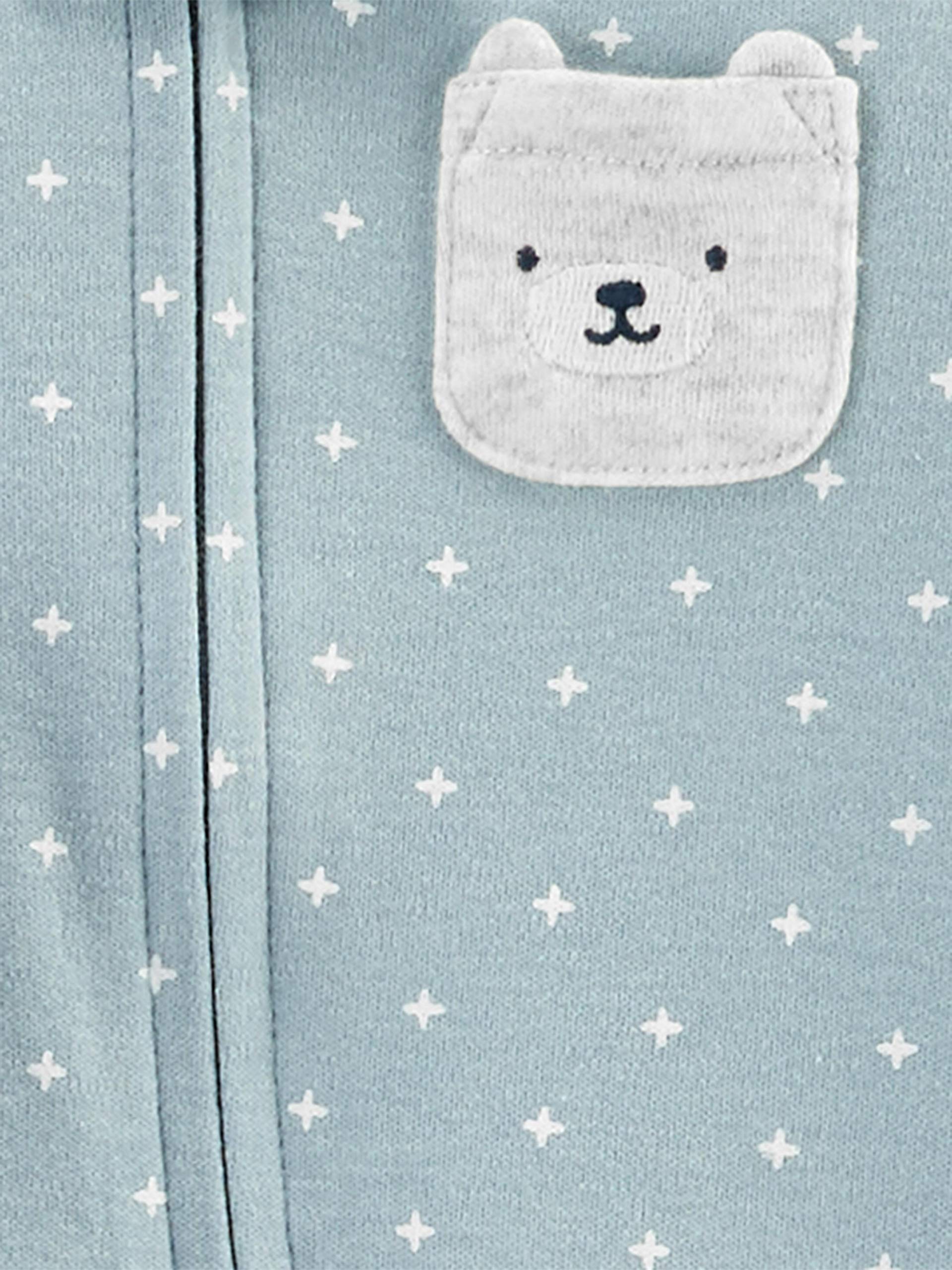Simple Joys by Carter's Unisex-Baby 3-Pack Neutral Sleep and Play Baby and Toddler Sleepers (Pack of 3), Bear/Llama/Rainbow, 3-6 Months 🍁 All In One Marketplace Canada