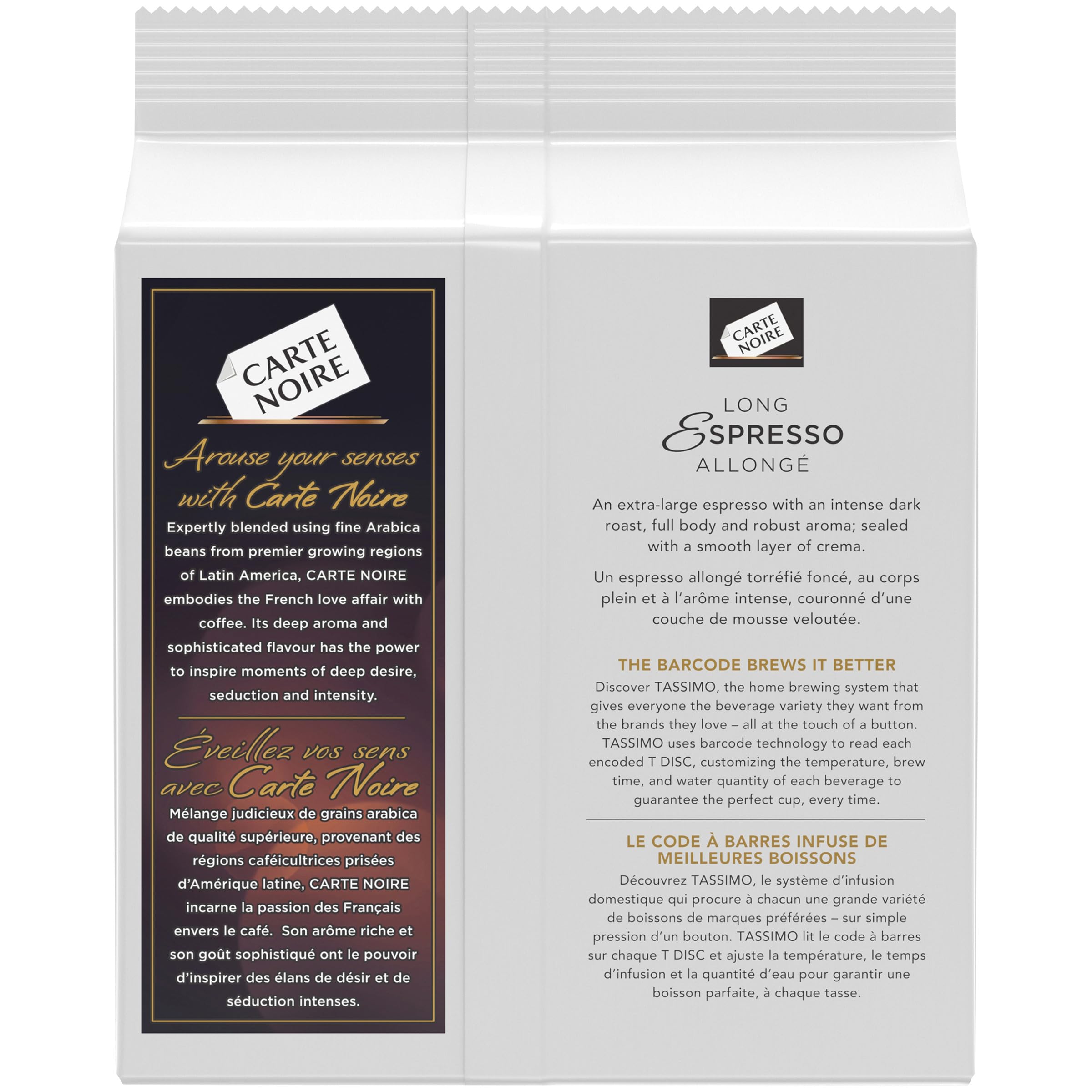 Tassimo Carte Noire Long Espresso Single Serve T-Discs, 14 ct. Box 🍁 All In One Marketplace Canada