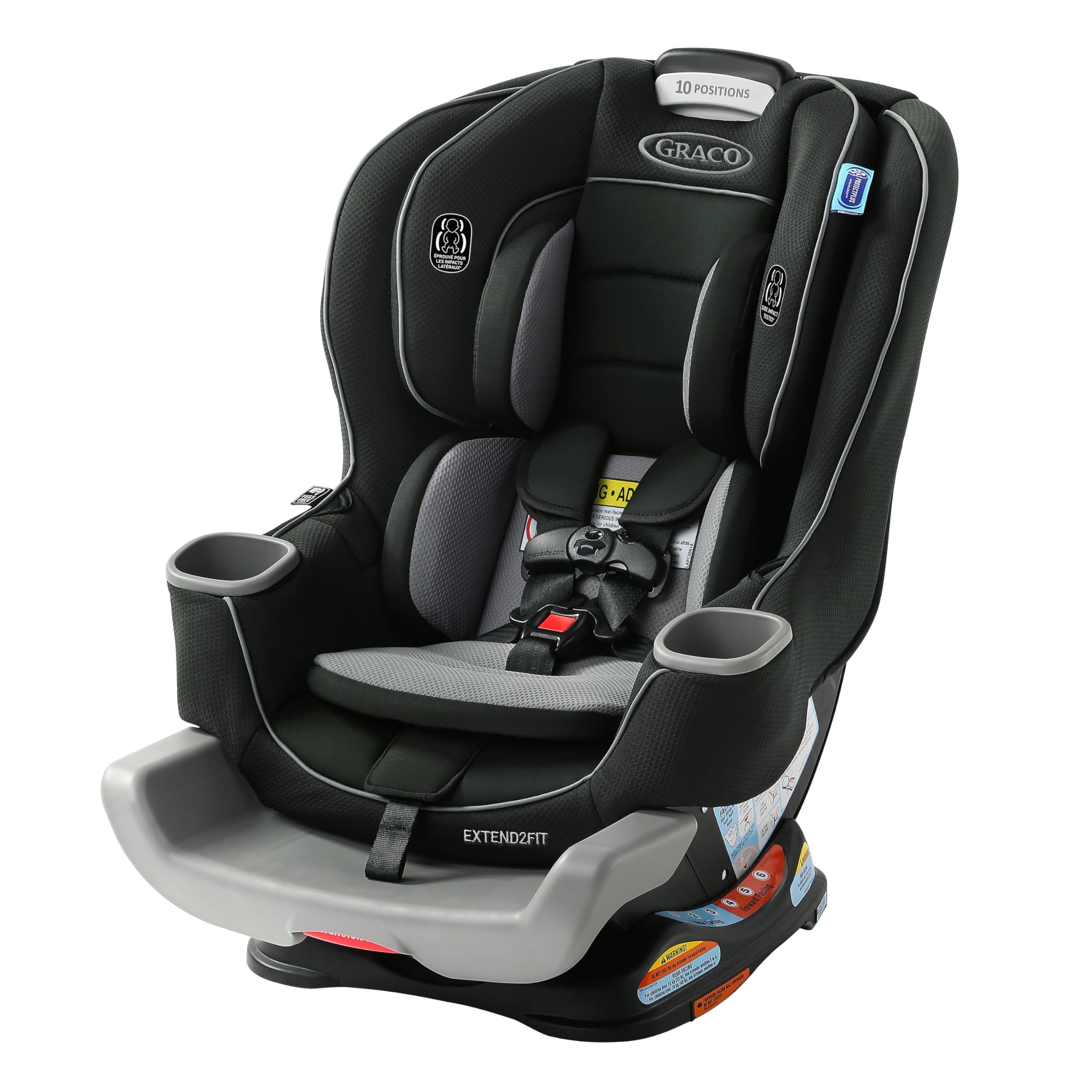 Graco Extend2Fit Convertible Car Seat, 2-in-1 Forward & Rear-Facing Baby Car Seat, 1.8-30 kg (4-65 lb), Titus 🍁 All In One Marketplace Canada