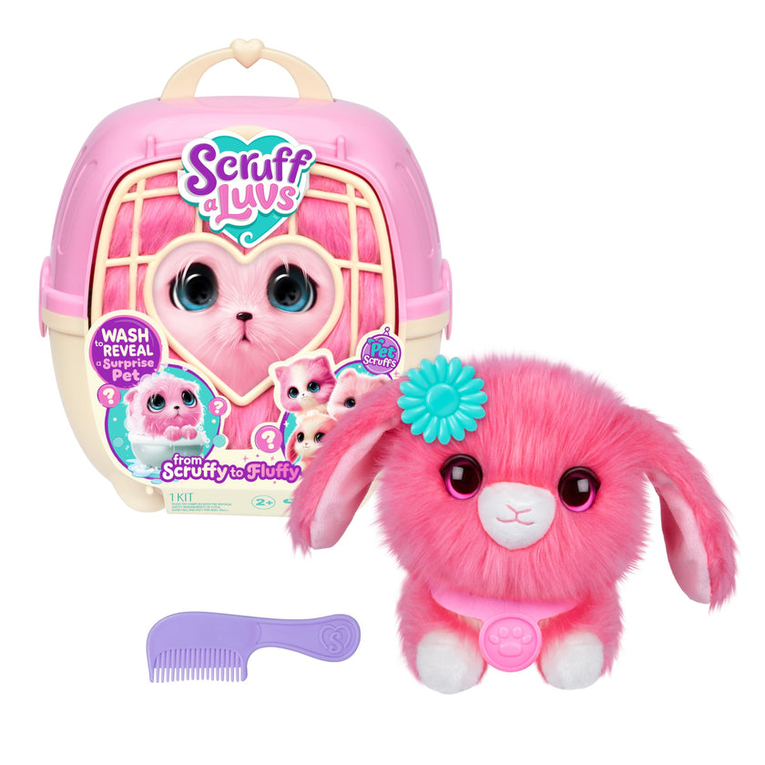 ScruffaLuvs Pet Scruffs Pink - Mystery Plush Toy, 7.5