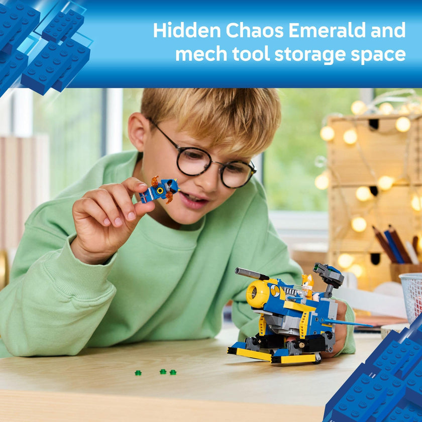 LEGO Sonic The Hedgehog Cyclone vs. Metal Sonic - Building Toy for Kids, Boys and Girls, Ages 8+ - Mech Suit with Metal Sonic and Tails Minifigures for Pretend Play - Gift Idea for Birthdays - 77002 🍁 All In One Marketplace Canada