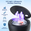 Ultrasonic Retainer Cleaner(2026 Upgraded), 45kHz Cleaning Machine for Dentures, Mouth Guards, Braces, Toothbrush & Jewelry, 200ML Denture Cleaner with 4 Modes for Denture Appliances 🍁 All In One Marketplace Canada