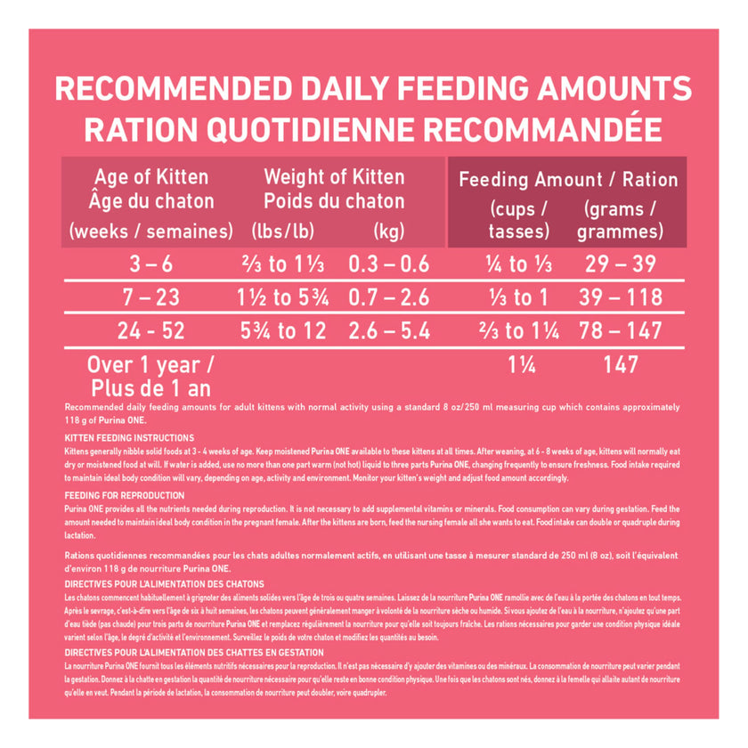 Purina ONE +Plus Dry Kitten Food, Healthy Kitten with Chicken 3kg 🍁 All In One Marketplace Canada