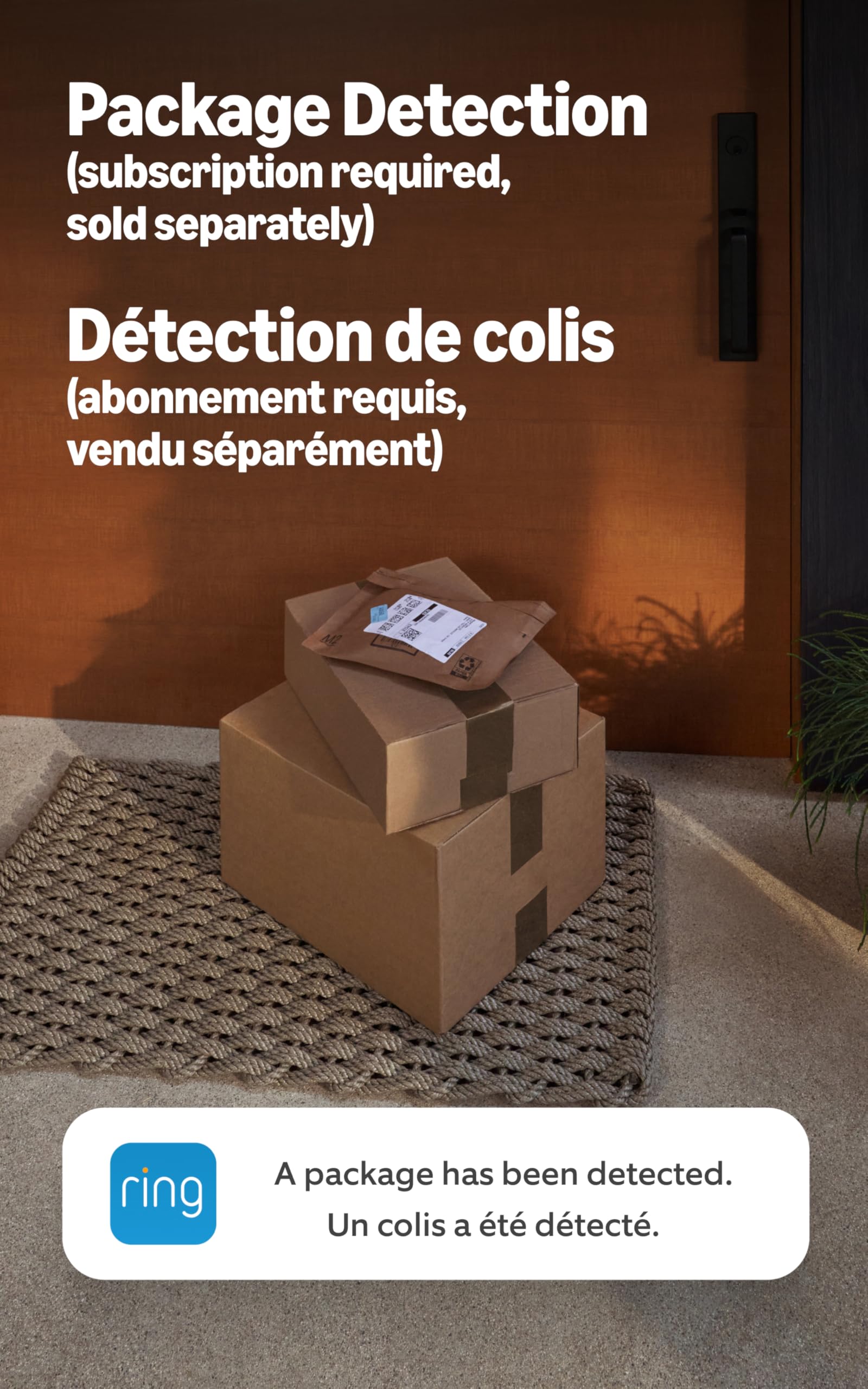 Ring Battery Doorbell — Head-to-Toe Video, Live View with Two-Way Talk, and Motion Detection & Alerts, Venetian Bronze 🍁 All In One Marketplace Canada