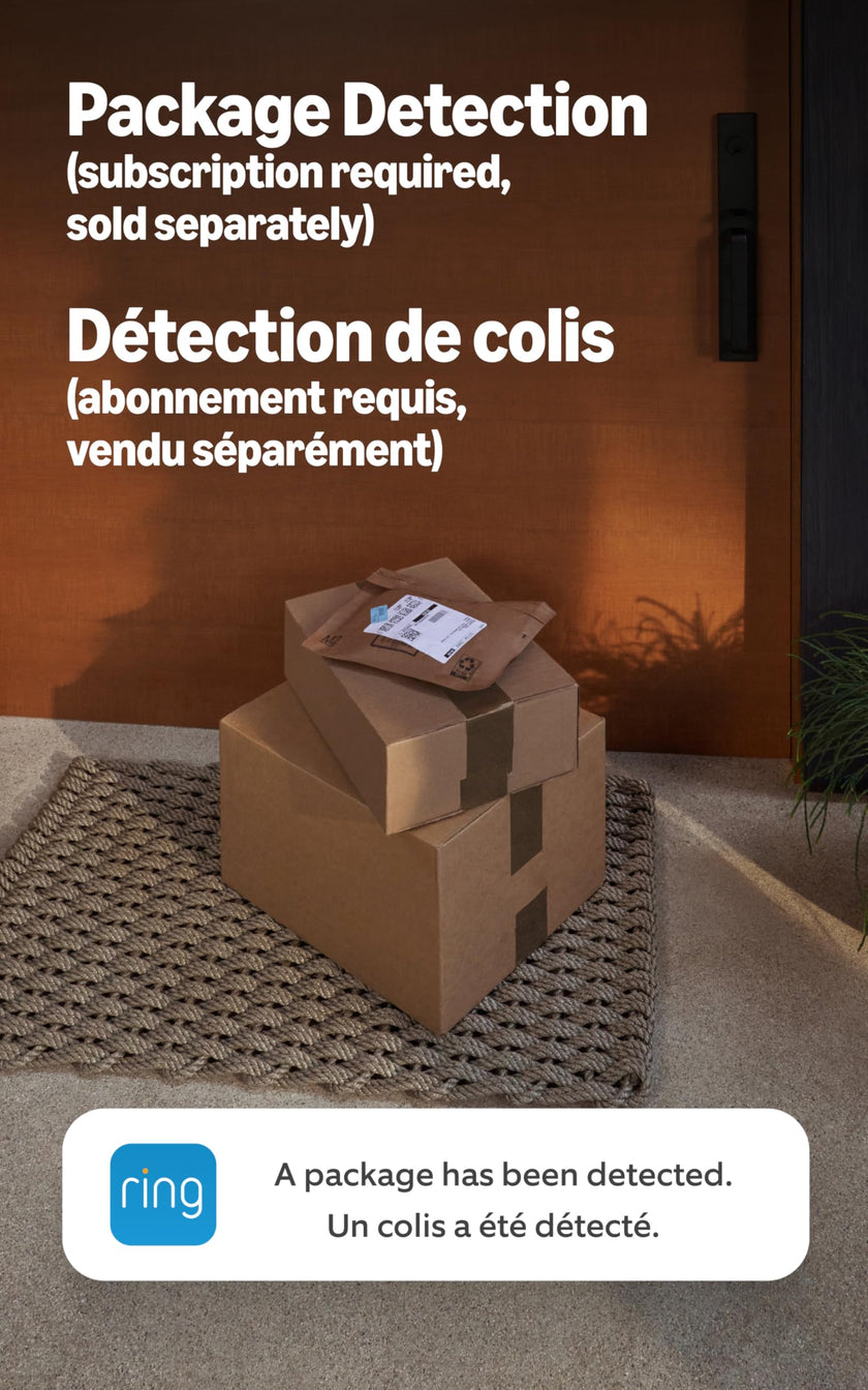 Ring Battery Doorbell — Head-to-Toe Video, Live View with Two-Way Talk, and Motion Detection & Alerts, Venetian Bronze 🍁 All In One Marketplace Canada