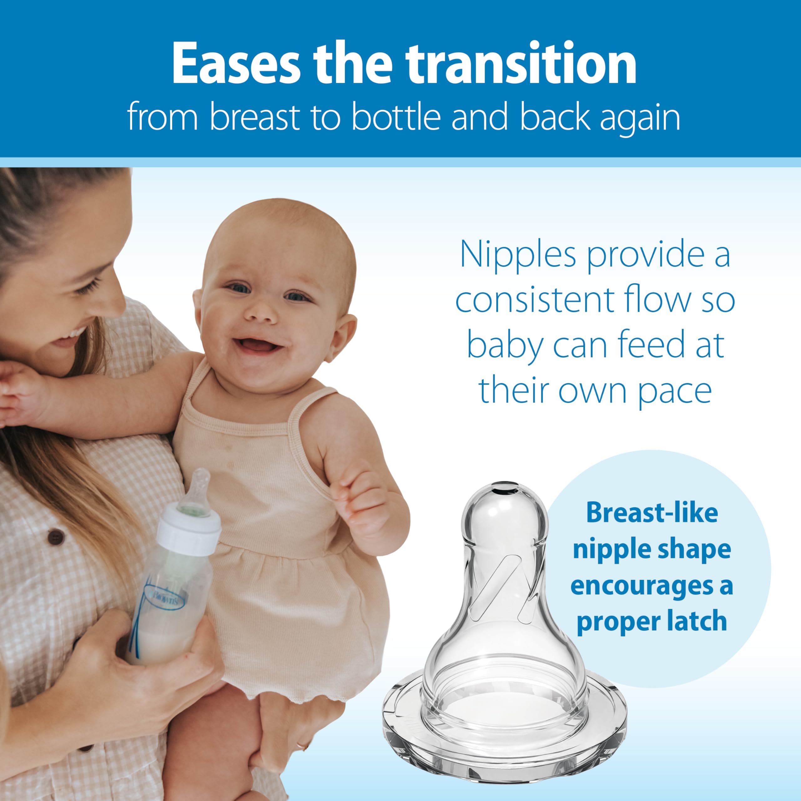 Dr. Brown's Natural Flow Anti-Colic Options+ Narrow Baby Bottle, 8 Ounce 250 ml 4 pack 🍁 All In One Marketplace Canada