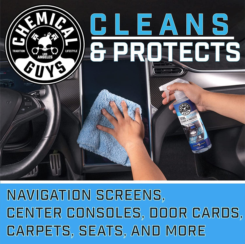 Chemical Guys Total Interior Cleaner & Protectant, Safe for Cars, Trucks, SUVs, Motorcycles, RVs & More, 473 ml (2 Pack), Fresh Scent 🍁 All In One Marketplace Canada
