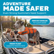 Outward Hound Granby Splash Dog Life Jacket with Handle, Reflective Floating Vest for Swimming & Boating, Maximum Buoyancy, All Skill Levels, Extra-Large Dogs (33–44