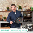 Jamie Oliver by Tefal Nonstick Coated Stainless Steel Pan 11-Inch, Induction Compatible, Oven Safe up to 500°F, Chef's Stainless Steel Skillet, Non Stick Frying Pans, Silver 🍁 All In One Marketplace Canada