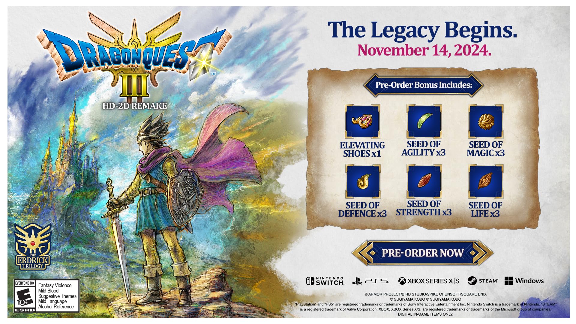 DRAGON QUEST III HD-2D Remake (NSW) 🍁 All In One Marketplace Canada