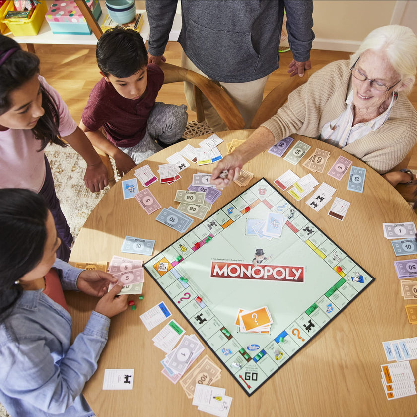 Monopoly Game, Family Board Games for 2 to 6 Players & Kids Ages 8 and Up, Includes 8 Tokens (Token Vote Edition) 🍁 All In One Marketplace Canada