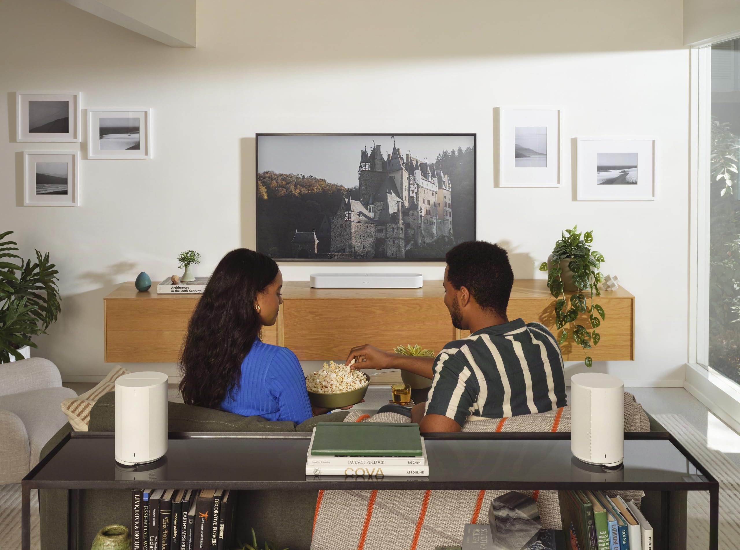 Sonos Era 100 SL - Compact, Microphone-Free Speaker with WiFi, Bluetooth - White 🍁 All In One Marketplace Canada