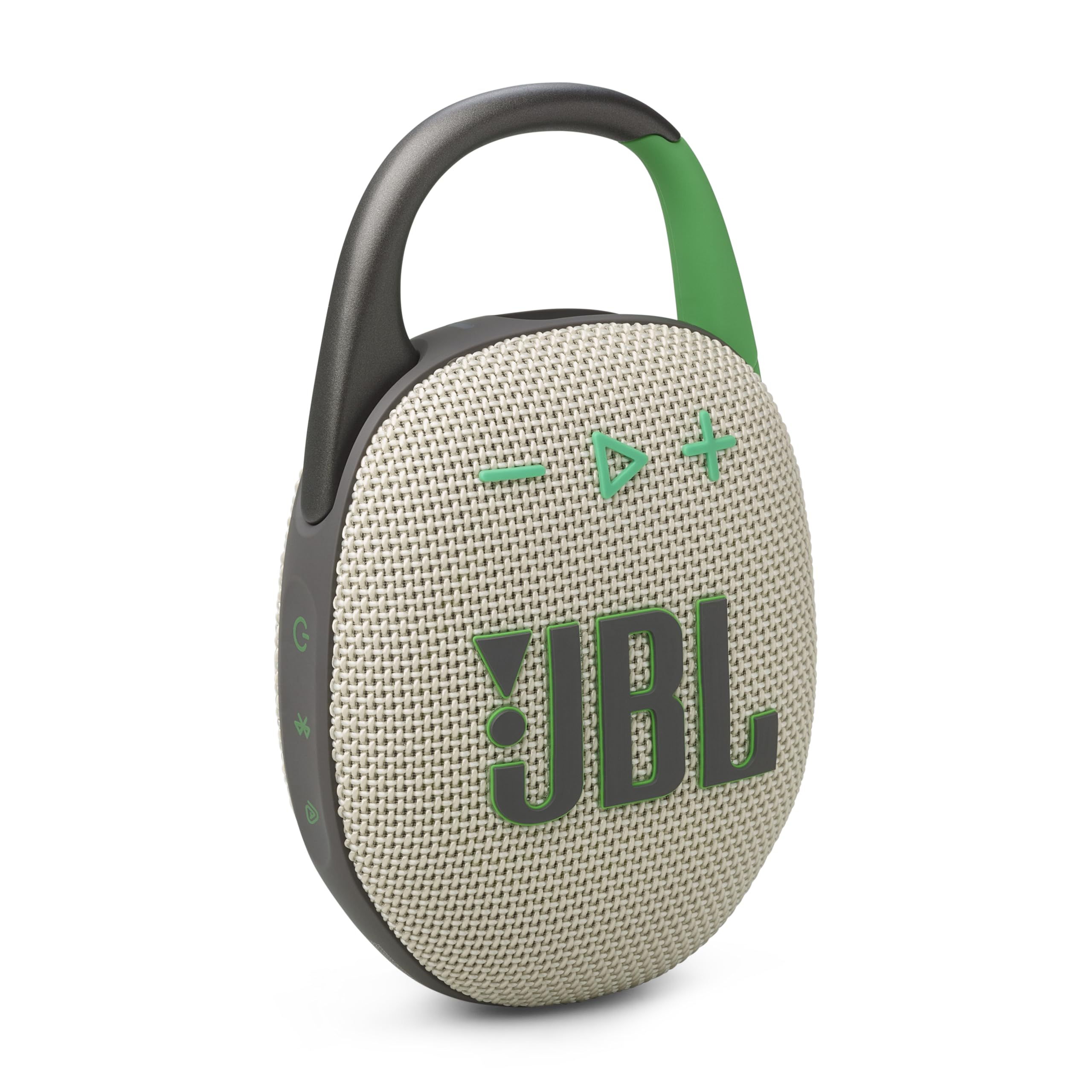 JBL Clip 5 - Ultra-Portable, Waterproof & Dustproof Bluetooth Speaker, Big Pro Sound with Punchy bass, Integrated Carabiner, Up to 12 Hours of Play, Made in Part with Recycled Materials (Sand) 🍁 All In One Marketplace Canada