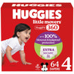 Huggies Size 4 Baby Diapers, Little Movers HuggFit 360° Baby Diapers with 360° Waistband, Size 4 (22-37 lbs), 64 Count, Packaging May Vary 🍁 All In One Marketplace Canada