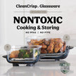 Ninja Crispi Portable Glass Air Fryer Cooking System – 4-Qt & 6-Cup CleanCrisp Containers, Nontoxic, Leak-Proof, Dishwasher Safe – Air Fry, Bake, Max Crisp, Recrisp FN101ST 🍁 All In One Marketplace Canada