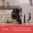 BLACK+DECKER 3-in-1 8-Cup Food Processor, Mutlifunctional and Dishwasher Safe, Black 450W, FP4200BC 🍁 All In One Marketplace Canada