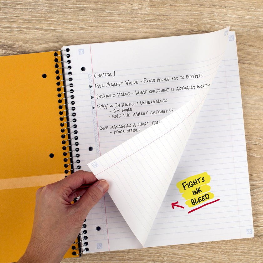 Five Star 1-Subject Notebook, 8.5
